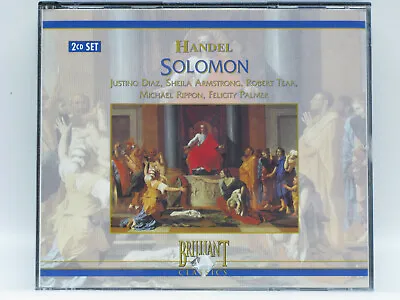 2CD Handel Solomon Diaz Armstrong Tear Palmer Somary ECO BRILLIANT CLASSICS VGC • £5.99