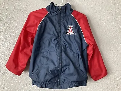 Vtg Starter Jacket University Of Arizona Wildcats Child's Windbreaker Size 4T • $21.99