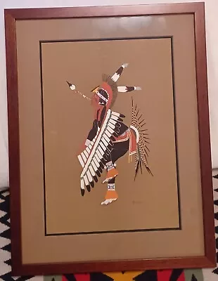 Stephen Mopope  Eagle Dancer  Painting Mopope Canvas  Eagle Dancer  Kiowa Six • $285