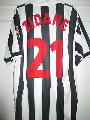 Juventus 1999-2000 Zidane 10 Home Football Shirt Medium  /30057 • £206.99