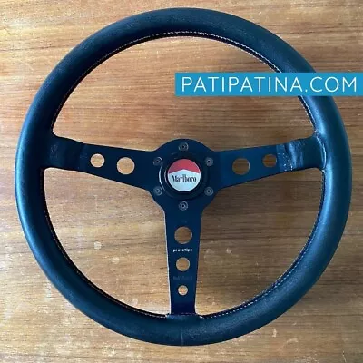 Vintage 70s MOMO PROTOTYPE Steering Wheel 370mm Steering Wheel Steering Wheel Dish Porsche BMW • $1276.34