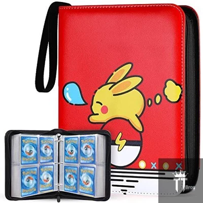 $21.99 • Buy Trading Card Holder Book Binder Album Collection Pocket 400 Trading Cards Case