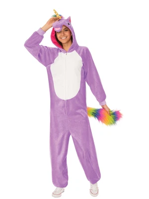 $62.85 • Buy Purple Unicorn Hooded Costume For Adults