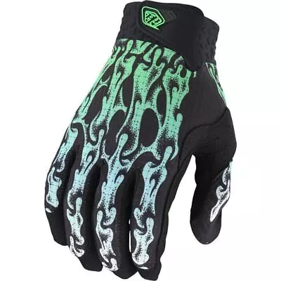 NEW Troy Lee Designs Air Slime FLO Green Kids Motocross Dirt Bike Gloves • $30