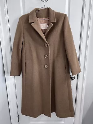VTG Pendleton Womens Wool Long Trench Coat Button Jacket Size Large  • $60