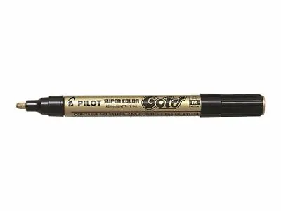 Pilot Permanent Paint Marker - Metallic Gold Medium Tip - 1 2 3 6 12 Pens • £8.99