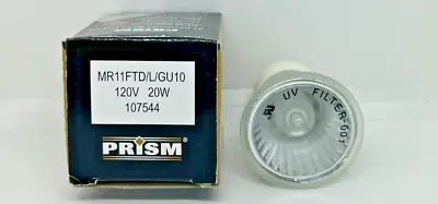 2PK Q20MR16/GU10 GU10 120V 20W UV-Stop Prism Aluminum Reflector Light Bulb • $12.95