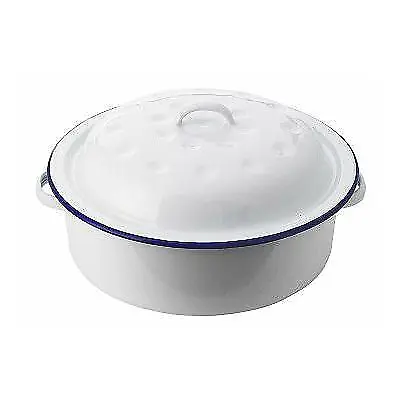 Falcon Round Roaster White 20cm 60520 • £15.13