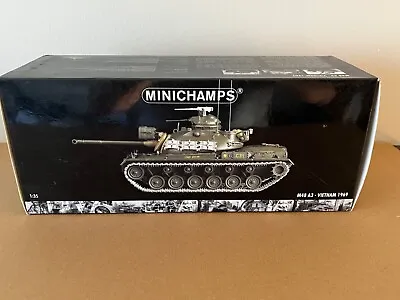 Minichamps M48-A3 Vietnam 1969 US Military Tank 1:35 Scale • $124.99