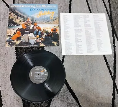 Rocky Mountain Holiday [LP] John Denver & The Muppets 1983 Vinyl NEAR MINT • $23