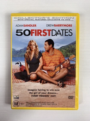 $8.97 • Buy 50 First Dates Adam Sandler Drew Barrymore DVD R4 CULT Comedy