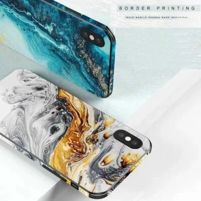 For IPhone 11 Pro XS Max XR 8 7 6S Plus Case Shockproof Tough GLASS Marble Cover • $9.59