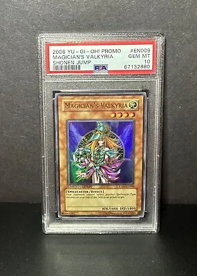 Magician’s Valkyria PSA 10 JUMP-EN009 Ultra Rare Limited Edition YUGIOH POP 38 • $559.99