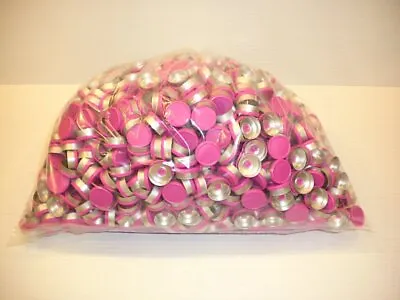 Large 1000 Pc. Lot 20mm Flip Top Cap Aluminum Crimp Seal For Serum Vials Magenta • $34.99