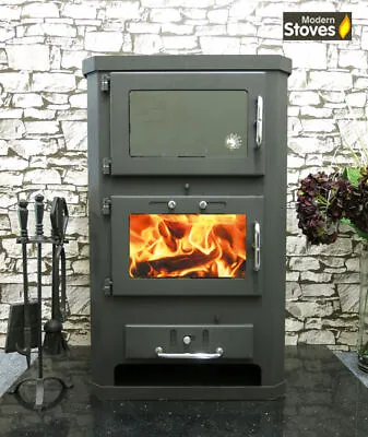 Wood Burning Oven Cooker Multi-fuel Stove Tuscani 15kw  • £1099.99