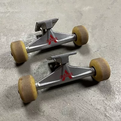 Venture Trucks & Wheels Bearings Vintage Silver Yellow 8 Skateboard • $44.99