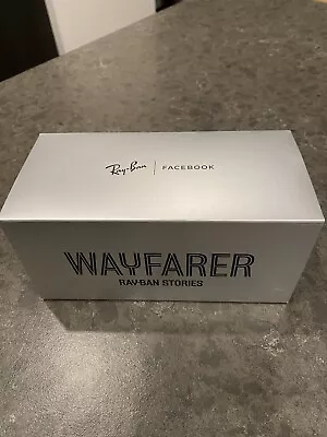 Ray-Ban Stories Wayfarer Facebook Sunglasses - Shiny Black NEW • $190