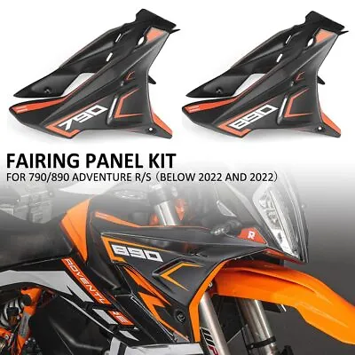 For 790 890 ADV Adventure R S 2019-2022 Front Fairing Side Panels Wind Deflector • $197