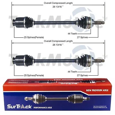 2 Left+Right Front Driveshafts Drive Constant Velocity CV Axle Shafts For Subaru • $100.98