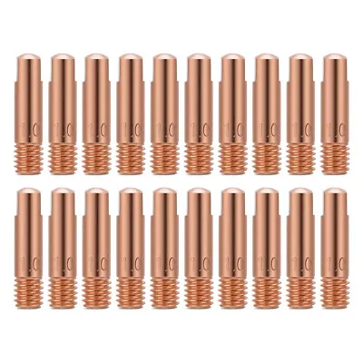 20Pcs Conductive Nozzles For MIG Welding Contact Tips Copper Small Parts 1mm • £8.99