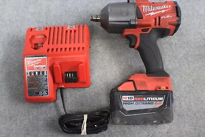 Milwaukee FUEL 2767-20-M18 1/2” High Torque Impact Tool- W/XC9.0 Battery-Charger • $279.95