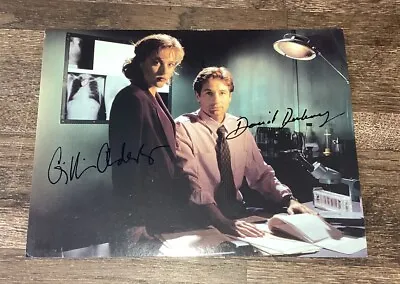 THE X-FILES Original 90’s Press Postcard Photo GILLIAN ANDERSON DAVID DUCHOVNY • $18.64