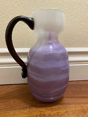 Venetian Murano Glass Pitcher • $25