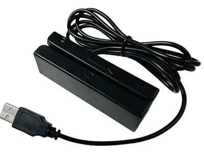 USB Mini Sized Magnetic Stripe Card Reader Black New • $9