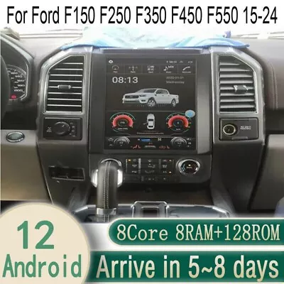 12  Android Navigation Car Gps Stereo Radio For Ford F150 F250 F350 F450 8+128 • $745