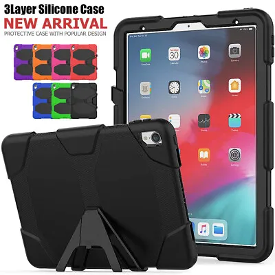 For Apple IPad Pro 11 & Pro 12.9 2021 Heavy Duty Shockproof Survivor Case Cover • $24.95