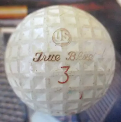 Vtg - U.S. TRUE BLUE Golf Ball - New Cadwell Cover - Electronic - Royal - Mesh • $15