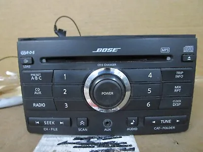 07 08 Nissan Maxima Radio Stereo Audio Receiver 6 Disc CD Player Dash 28185zk31a • $17