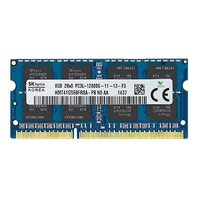 Hynix 8GB/16GB 2RX8 DDR3L 1600MHz PC3L-12800S SODIMM Laptop Memory RAM 1.35V • £12.95