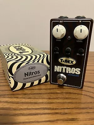 T-Rex Nitros Hypergain Distortion Guitar Effect Pedal New • $89