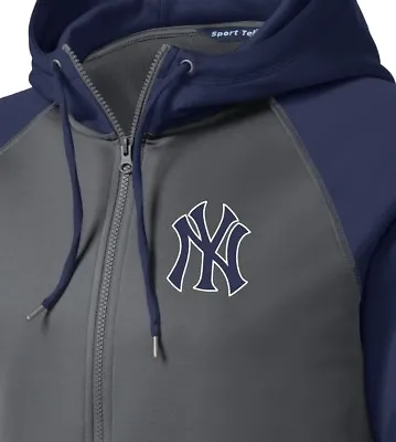 New York Yankees Men's Hoodie Sweatshirt Full Zip Hooded Jacket Size XS-4XL • $52.99