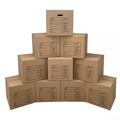Uboxes 10 Premium Medium Moving Boxes 18x18x16  Cardboard Box Bundle Of 10 • $62.51