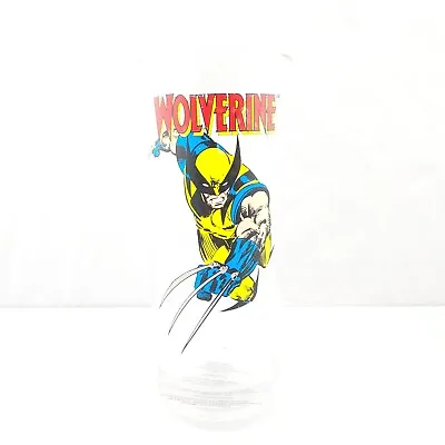 X-MEN WOLVERINE Printed Glass 2011 16oz Clear Beer Tumbler Logan MARVEL COMICS • $11.49