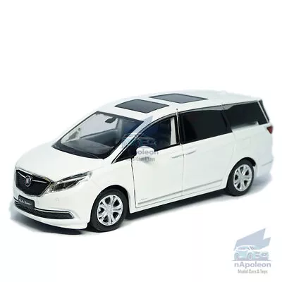 Buick GL8 Avenir 1/32 Model Car Alloy Diecast Toy Vehicle Collection Gift White • $43.09