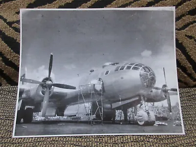 (2-Photos) WWII Airplane Nose B-29 20th Okinawa & Guam 1945 MAITA Photo • $119.99