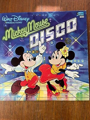 Mickey Mouse Disco LP 1979 Vinyl Record Disneyland 1V8122 • $8.90