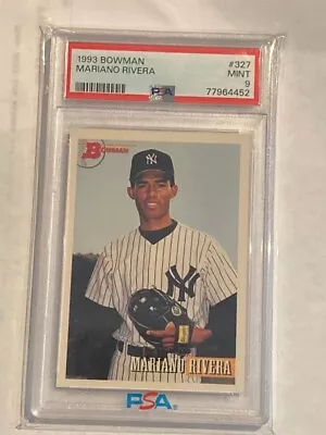 1993 Bowman Mariano Rivera Rookie PSA 9 • $74.99