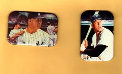 Mickey Mantle    2  Magnets Or  Pinback 2 X3  W/ Rounded Corner • $9