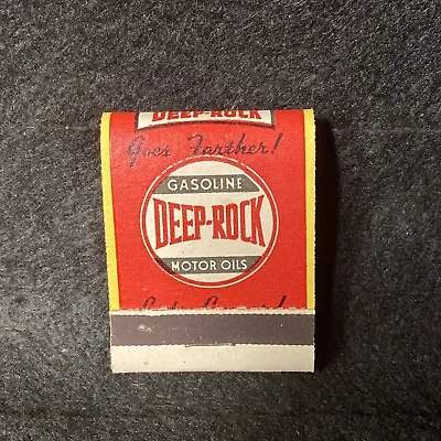 Vintage Deep Rock Gasoline Motor Oils  Book Matches NOS • $9.98