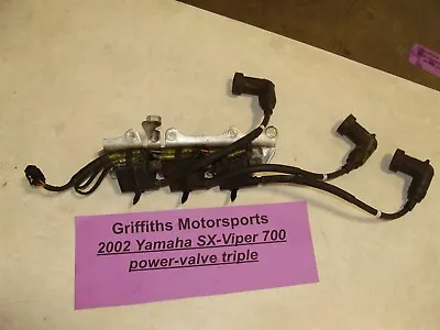 2002 YAMAHA 700 Pv Triple SXViper SX Viper SXV Ignition Coil Set Spark Wire Boot • $74