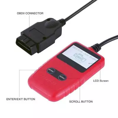 Car Scanner Code Reader EOBD OBDII Engine Diagnostic Reset Tool VC309 Portable • $26.99