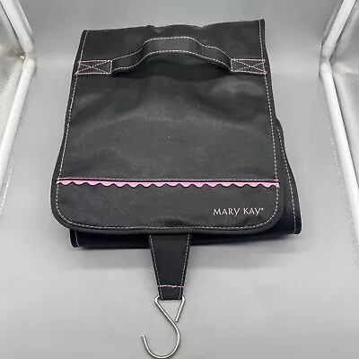 Mary Kay Roll Up Travel Bag W/ Pouches Black Cosmetic Organizer Hanging • $7.99