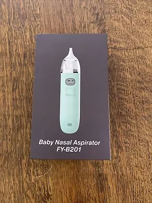 Baby Nasal Aspirator - Automatic Suction - USB Charge - 2 Size Nozzles • £14.99