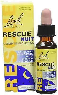 Bach Rescue Night Drops 10ml New • £5.99