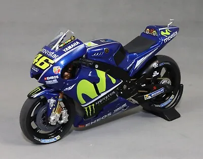 1/18 Scale Minichamps Yamaha YZR-M1 MotoGP 2017 Valentino Rossi 182173046 NEW • £39.99