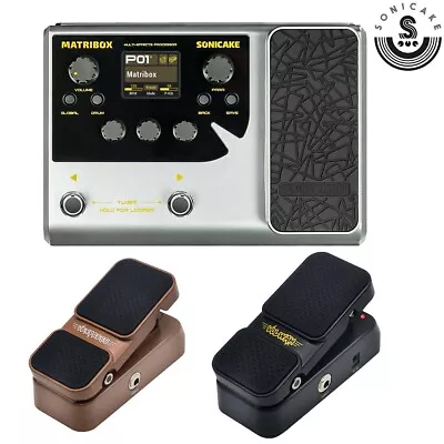 SONICAKE VolWah/Vexpress Wah Volume Pedal Matribox Expression Multi-Effect Pedal • £99.99